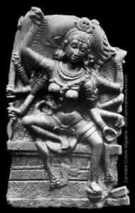 קלי, אלת החשיש והמין העתיקה, ממקדש הודי מהמאה ה-12