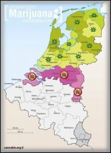 חוקיות קנאביס בהולנד נכון ליולי 2012