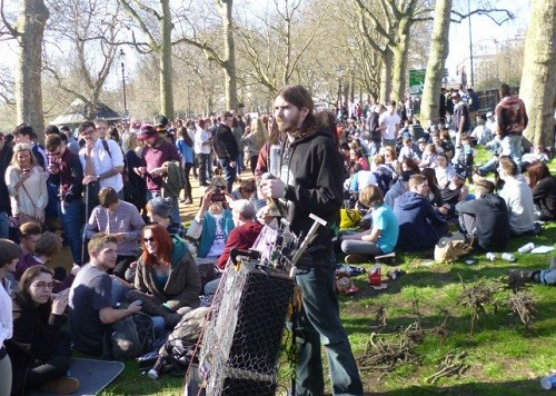 אירוע 420 בהייד פארק לונדון