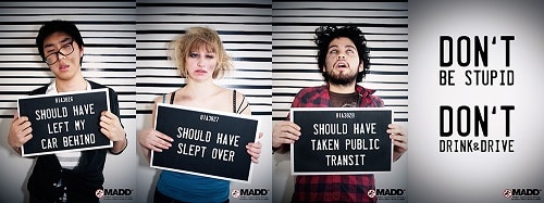 פרסומת של ארגון MADD נגד נהיגה בשכרות