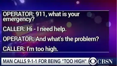 צעיר בן 22 מאוהיו, ארה"ב התקשר למשטרה: "עישנתי יותר מדי מריחואנה"