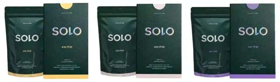 שלושה המוצרים הראשונים של המותג SOLO מבית Medocann