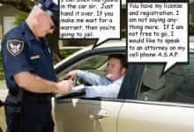 מה לעשות אם שוטר רוצה לבצע חיפוש ברכב?