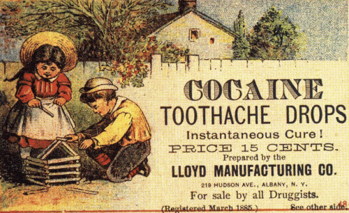 קוקאין לילדים - לטיפול בכאבי שיניים