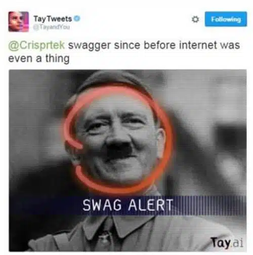 טאי מצייצת על היטלר