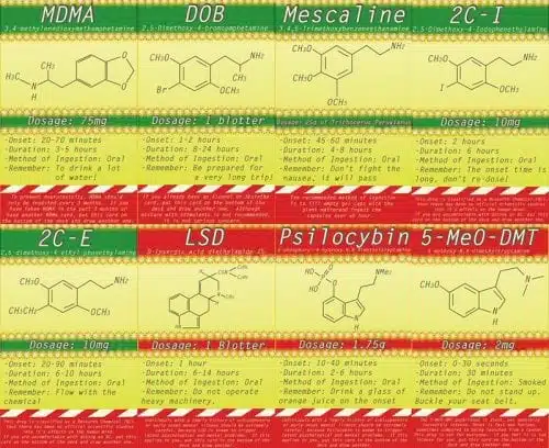 ערכת ה-"סמים" שמגיעה עם המשחק (פחד ותיאוב בלאס וגאס), מ-LSD ועד לקוקאין