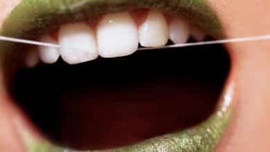 חוט דנטלי שפתיים ירוקות
