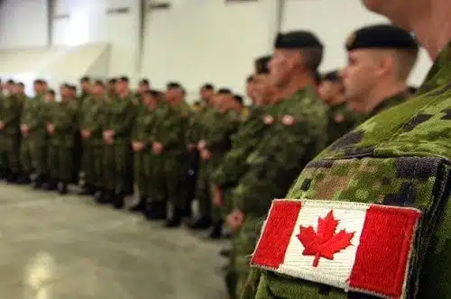 חיילים ויוצאי צבא, בקנדה