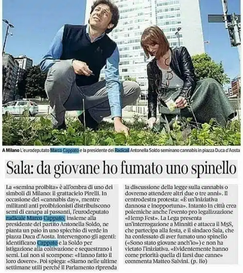 אנטונלה סולדו בעיתון איטלקי