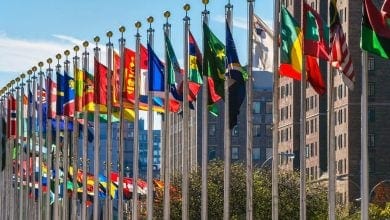 דגלי מדינות העולם באו"ם
