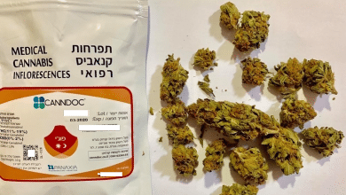 שקית קנאביס רפואי פרחי קנאביס רפואי