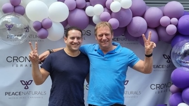 מייק גורנשטיין מייסד קרונוס (משמאל) עם רני גורליק מנהל פעילות קרונוס בישראל