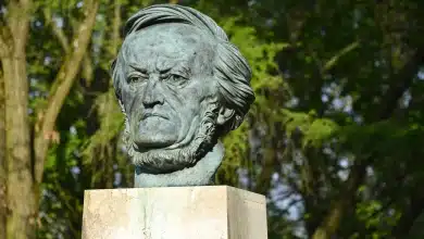 פסלו של המלחין הגרמני ריכרד וגנר
