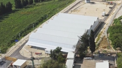 מתקן הגידול של חברת תראפין בקיבוץ רמות מנשה (צילום מסך: יוטיוב)
