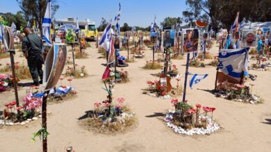 אנדרטה המורכבת מתמונות של משתתפי פסטיבל הנובה, על פני השטח בו נערכה המסיבה