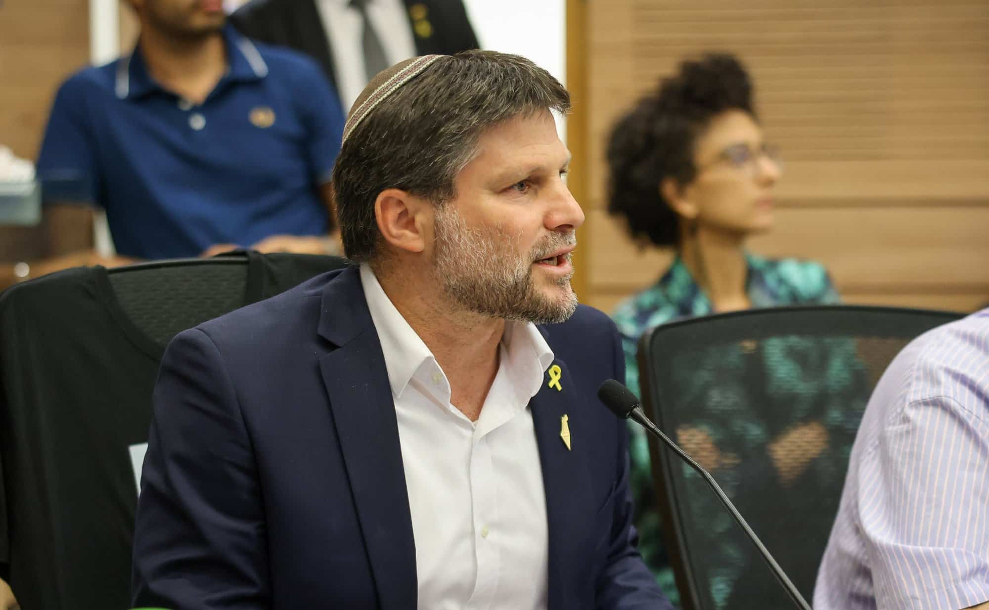 שר האוצר בצלאל סמוטריץ' (צילום: דוברות הכנסת)